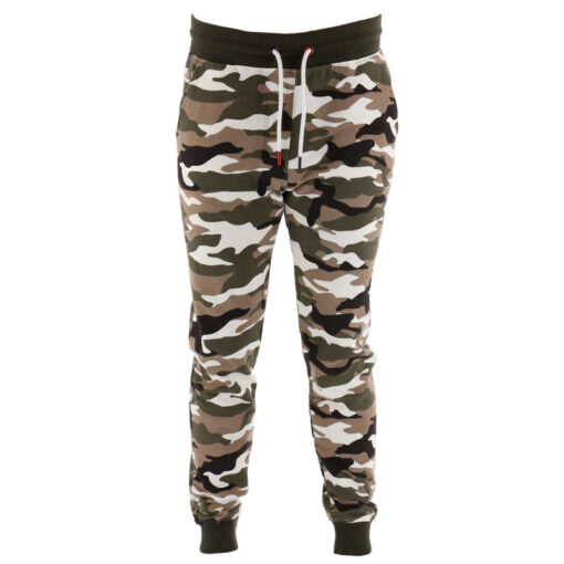 Pantalón chándal Jott Hombre 4926/276 Santiago pantalón molleton Army Print sport Justoverthetop Camuflaje verde