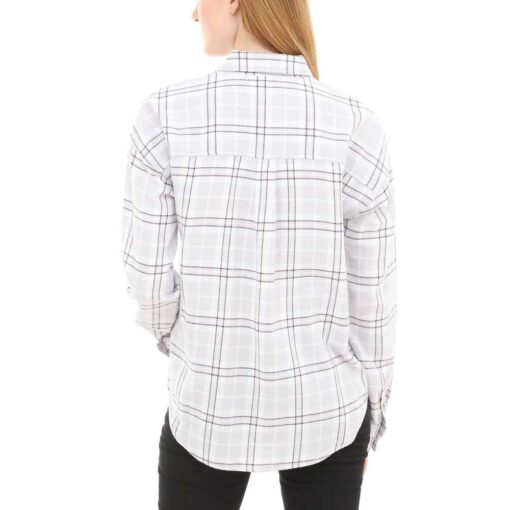 Camisa Mujer VANS Franela manga larga Brimms Flannel Ref. VN0A3UMLUUI1 Cuadros gris clara