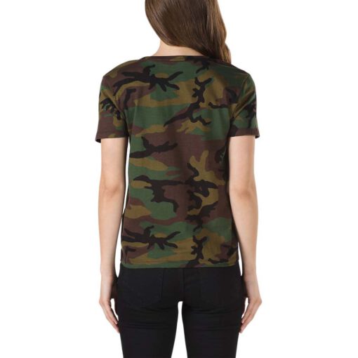 Camiseta Mujer VANS manga corta OLD SKOOL CAMO Ref. VA3AKACMA camuflaje