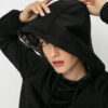 Sudadera VOLCOM de forro polar técnica con capucha YERBAYERBA blk Ref. H4152104 negra capucha animal print