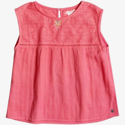 Camiseta ROXY niña Cisco Lovers - Top Sin Mangas para Chicas ref ERGWT03014 MJJO rosa coral