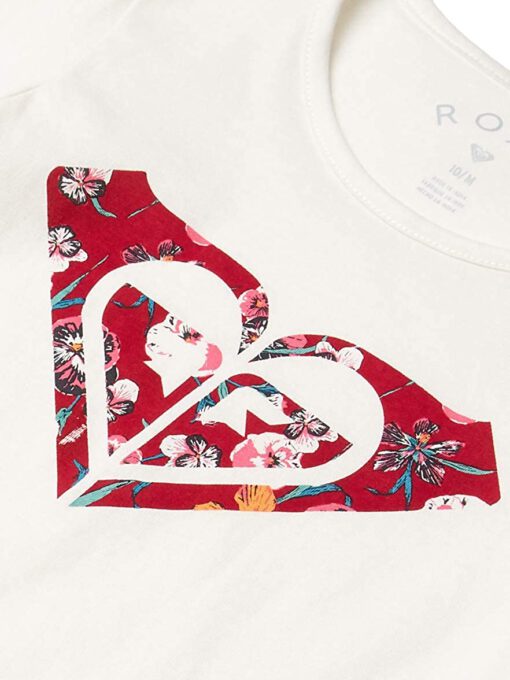 Camiseta ROXY niña tirantes Endless music print c  (wbko) Ref. ERGZT03587 blanco roto logo rosa 