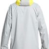 Chaqueta invierno DC SHOES hombre con capucha nieve SNOWBOARD ASAP ANORAK Ref. EDYTJ03094 Gris con detalles amarillos