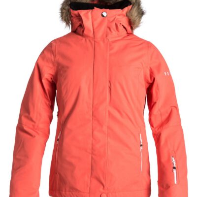 Anorak nieve ROXY con capucha mujer SKI SOLID ATLANTIS MKZ0 Ref. WTWSJ144 Naranja