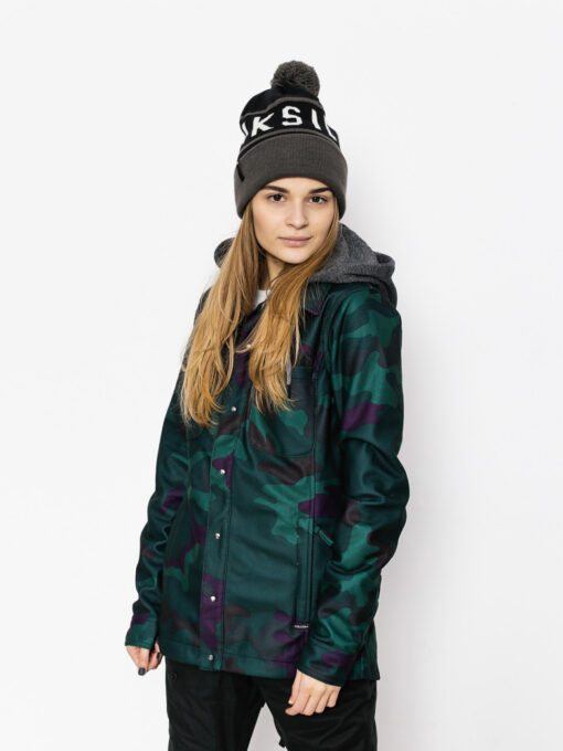 Chaqueta invierno VOLCOM Mujer Snowboard con capucha Franela Circle Camo dca Ref. H0151801 Camuflaje