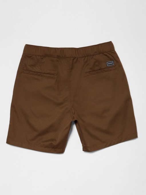 Pantalón corto VOLCOM bermudas cintura elástica Hombre SUBSTANCE - VINTAGE BROWN Ref. A1012103_VBN marrón Nueva colección