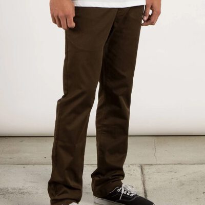 Pantalón VOLCOM chino para Hombre PANTALONES FRICKIN MODERN STRET - DARK CHOCOLATE Ref. A1111601 marrón chocolate