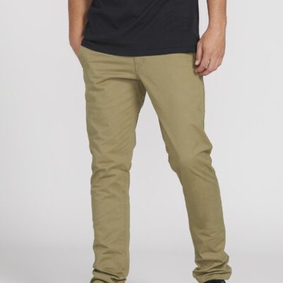 Pantalón VOLCOM chino para Hombre FRICKIN SLIM CHINO - MOSSSTONE Ref. A1131601 verde caqui