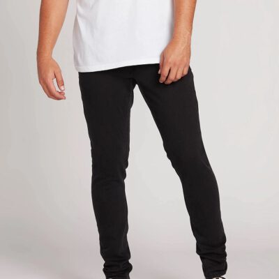 Pantalón VOLCOM Vaqueros pitillo para Hombre TAPERED 2X4 - INK BLACK Ref. A1931610 negro tejano