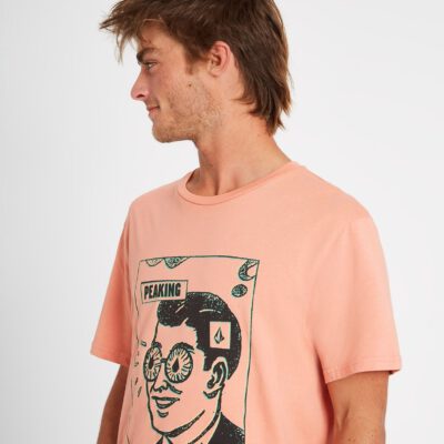Camiseta Hombre VOLCOM manga corta PEAKING - CLAY ORANGE Ref. A3512120_CYO naranja Nueva colección