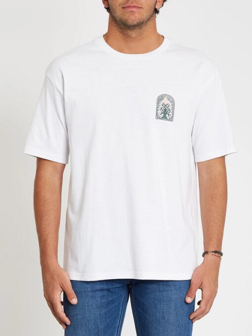 Camiseta Hombre VOLCOM manga corta ROOTSY T-SHIRT - WHITE Ref. A4312108 Blanca cultura creativa