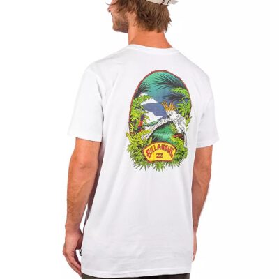 Camiseta Hombre BILLABONG manga corta Save Billys Point WHITE Ref. M4043BBP blanca loros Nueva colección