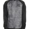 Sudadera 686 hombre con capucha forro polar reforzada KNOCKOUT bond charcoal Ref. L9WCST08 Gris oscura