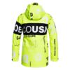 Chaqueta nieve DC Shoes niño con capucha Propaganda Snowboard JACKET SYNDICATE SAFETY YELLOW (xywk) Ref. ADBTJ03001 negra y amarilla flúor