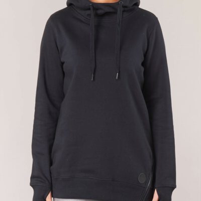 Sudadera VOLCOM para mujer estilo boyfriend con capucha METALINE FLEECE Ref. H2451806 negra