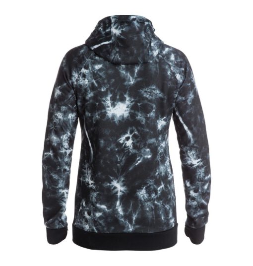 Sudadera Nieve DC SHOES Técnica con capucha para mujer Allstar Hoodie TIE DYE (wbbw) Ref. EDJFT03028 negra efecto desteñido