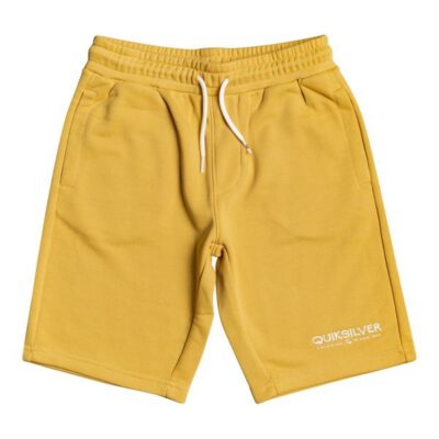 Pantalón corto niño QUIKSILVER Short de felpa para Chicos 8-16 Easy DayRATTAN (yhp0) Ref. EQBFB03109 amarillo mostaza New