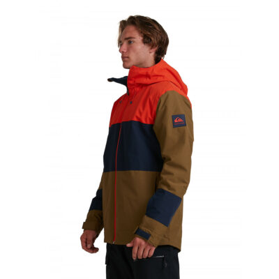 Chaqueta nieve QUIKSILVER con capucha para aislante hombre Sycamore MILITARY OLIVE (cqw0) Ref. EQYTJ03286 caqui/marino/naranja