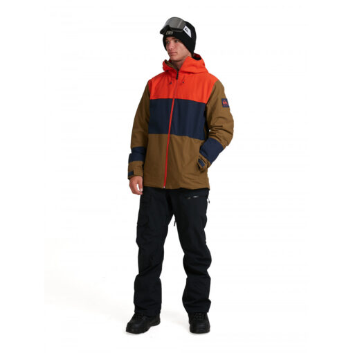 Chaqueta nieve QUIKSILVER con capucha para aislante hombre Sycamore MILITARY OLIVE (cqw0) Ref. EQYTJ03286 caqui/marino/naranja