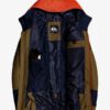 Chaqueta nieve QUIKSILVER con capucha para aislante hombre Sycamore MILITARY OLIVE (cqw0) Ref. EQYTJ03286 caqui/marino/naranja