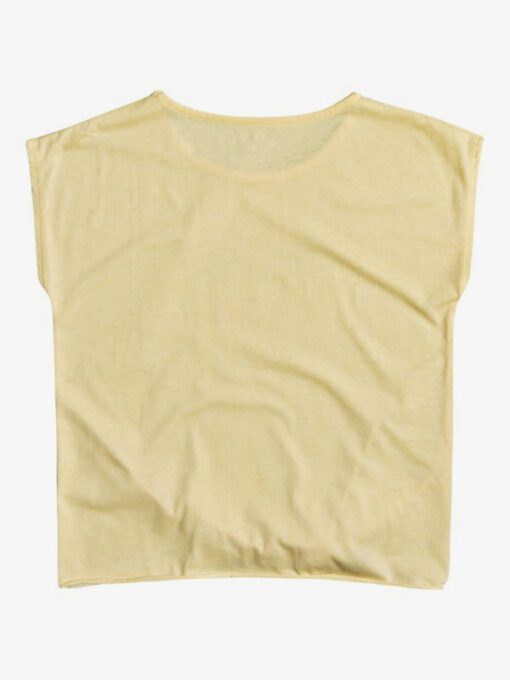 Camiseta ROXY niña manga corta Pura Playa PALE BANANA (ydz0) B Ref. ERGZT03769 amarilla Nueva Colección