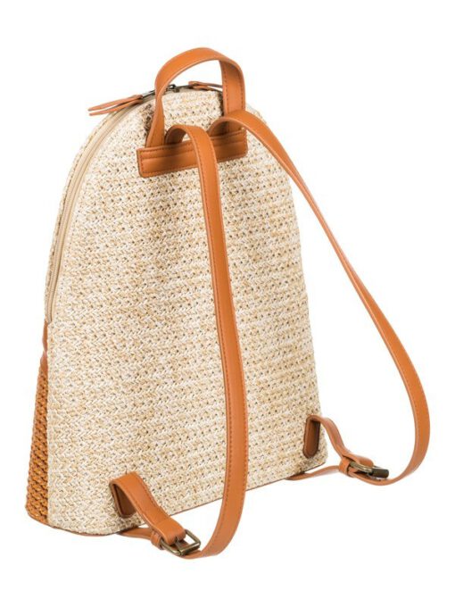 Mochila mediana Mujer Roxy Make Some Waves 20L NATURAL (yef0) Ref. ERJBP04293 paja natural