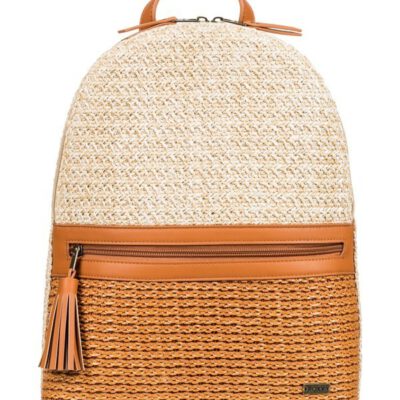 Mochila mediana Mujer Roxy Make Some Waves 20L NATURAL (yef0) Ref. ERJBP04293 paja natural