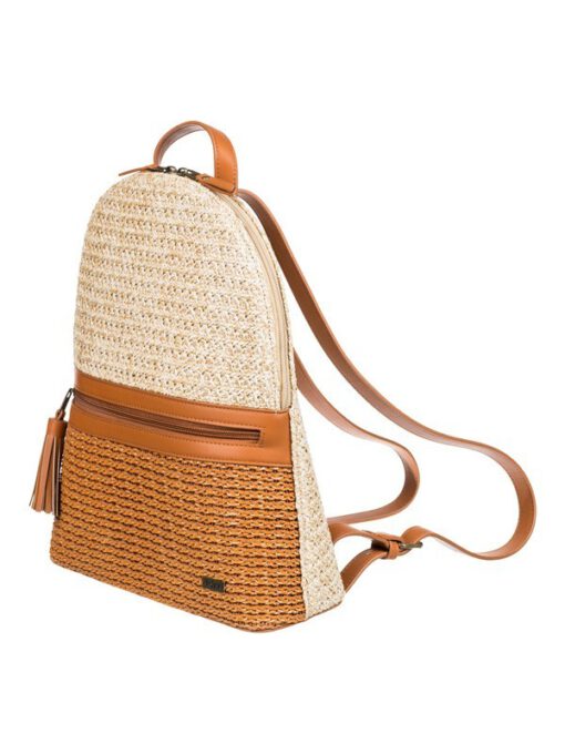 Mochila mediana Mujer Roxy Make Some Waves 20L NATURAL (yef0) Ref. ERJBP04293 paja natural