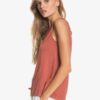 Camiseta ROXY Mujer tirantes Fine With You MARSALA (mpd0) Ref. ERJKT03646 color caldera