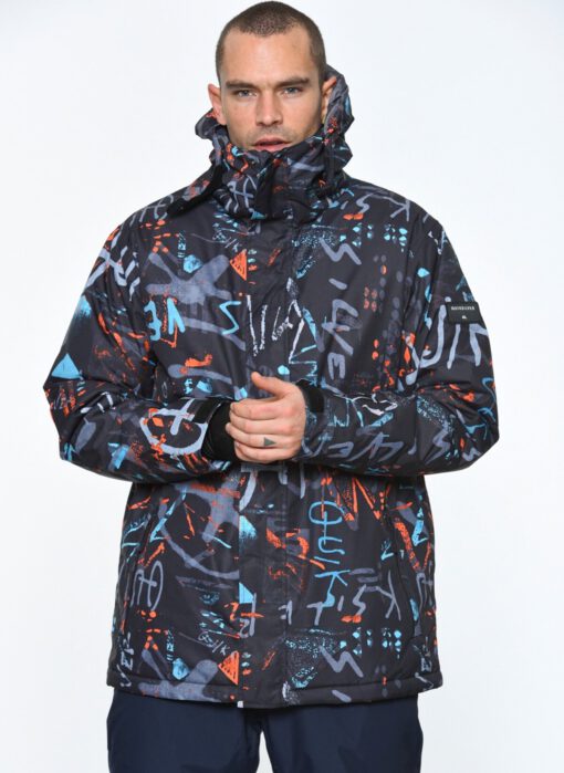 Chaqueta nieve QUIKSILVER con capucha para aislante hombre Mission Printed (BGZ7) Ref. EQYTJ033069 multicolor