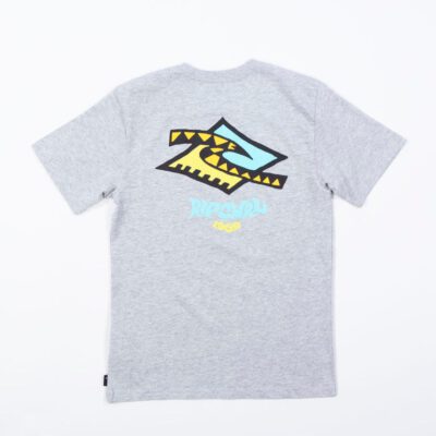 Camiseta RIP CURL Niño manga corta surfera Check Diamond Tee Grey Marle Ref. KTEZV9 Cuadros con diamantes gris