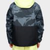 Chaqueta exterior niño nieve BILLABONG con capucha FIFTY 50 BOYS Jacket CITRUS Ref. Q6JB02 amarilla y negra camo