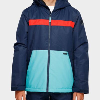 Chaqueta exterior niño nieve BILLABONG con capucha ALL DAY Jacket NAVY Ref. Q6JB10 azul marino y turquesa