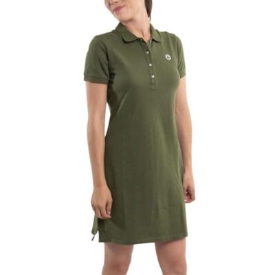 Vestido Polo manga corta Jott de Mujer VENISE 9924/204 KAKI BASIC Justoverthetop verde caqui