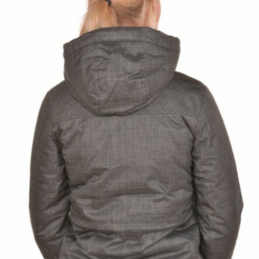 Chaqueta VANS acolchada básica con aislamiento para Mujer Juxta jacket Ref. VN-QTBGRH gris jaspeada