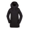 Sudadera VOLCOM para mujer estilo boyfriend con capucha METALINE FLEECE Ref. H2451806 negra