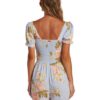 Mono corto BILLABONG manga corta para mujer Guardar Flirty Day MULTI (1220) Ref. W3WK04BIP1 flores azul Nueva colección 2021