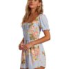 Mono corto BILLABONG manga corta para mujer Flirty Day MULTI (1220) Ref. W3WK04BIP1 flores azul Nueva colección 2021