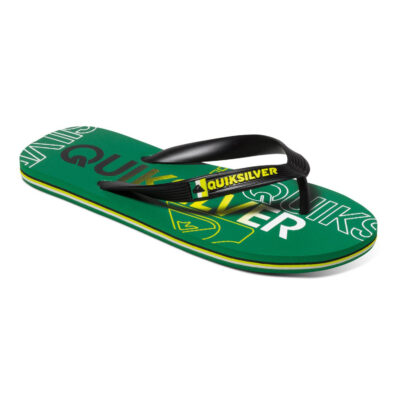 Sandalias QUIKSILVER Chanclas goma playa niño Molokai Highline Slab green (xkgy) Ref. AQBL100015 verde/negra