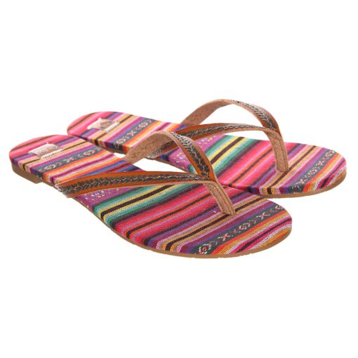 Sandalias ROXY Chanclas téxtil cruzadas playa Mujer Jules TAN (tan) Ref. ARJL100929 rosa palo