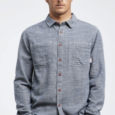 Camisa BILLABONG de Manga Larga Hombre 97 Workwear ls Ref. Q1SH09 gris/azul rayas