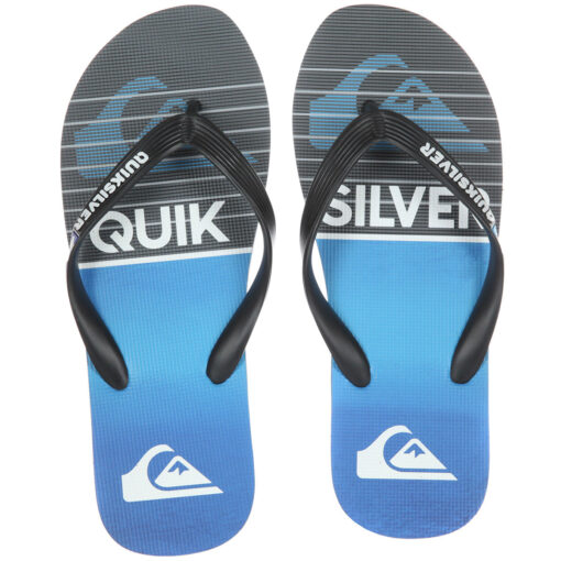 Sandalias QUIKSILVER Chanclas goma playa Hombre Molokai Highline Slab Black/blue (xkkb) Ref. AQYL100792 negra/azul