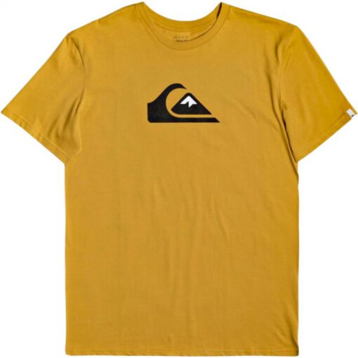 Camiseta QUIKSILVER manga corta niño basica surf Ref. EQBZT04215 ylvo mostaza logo quik