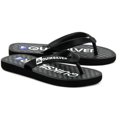 Sandalias QUIKSILVER Chanclas goma playa niño Java Wordmark (xksw) Ref. AQBL100018 azul/negra