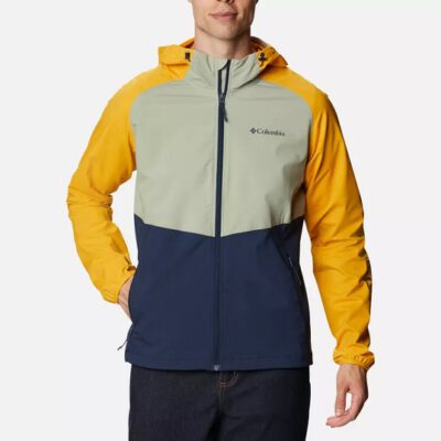 Chaqueta COLUMBIA con capucha y aislamiento para hombre Panther Creek™ Collegiate Navy, Safari, Bright Gold Ref. 1840711466 beig/amarillo/marino