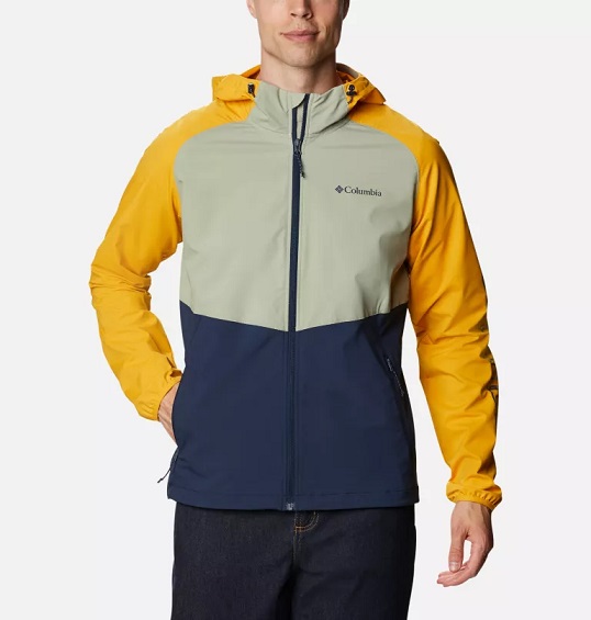 Chaqueta Columbia Amarillo Hombre