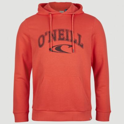 Sudadera O'NEILL hombre con capucha STATE HOODIE Livin coral Ref. 1A1438 rojo coral logo pecho