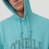 Sudadera O'NEILL hombre con capucha STATE HOODIE Aqua Sea Ref. 1A1438 Azul agua logo pecho