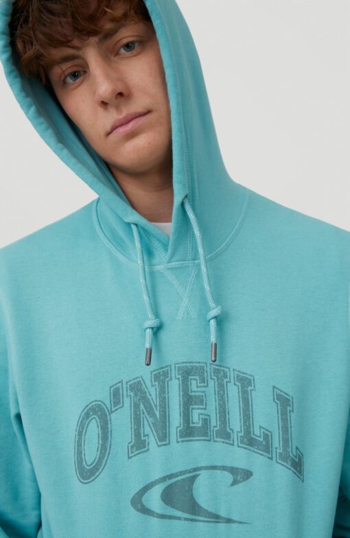 Sudadera O'NEILL hombre con capucha STATE HOODIE Aqua Sea Ref. 1A1438 Azul agua logo pecho