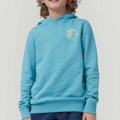 Sudadera O'NEILL niño surfera con capucha CIRCLE SURFER HOODIE Aqua sea Ref. 1A1480 azul agua